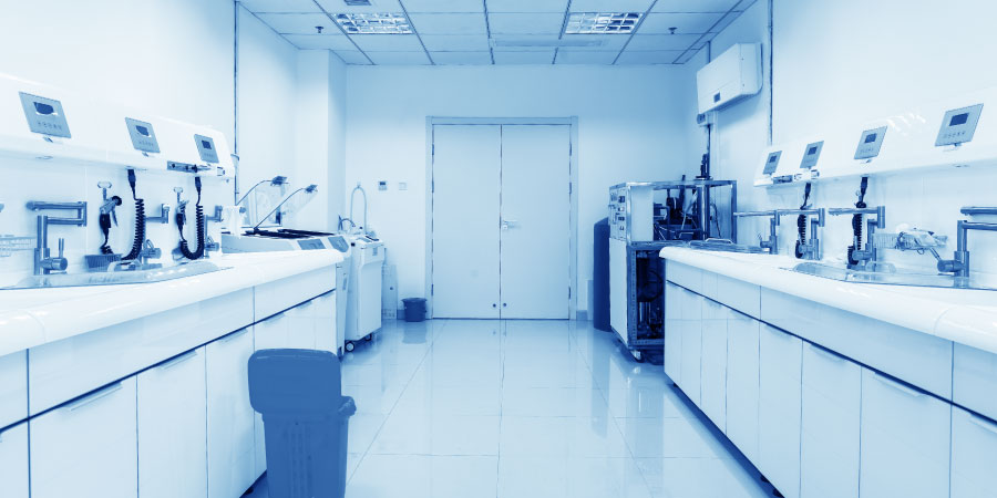 sala blanca de laboratorio con implementación de soluciones HVAC para entornos críticos